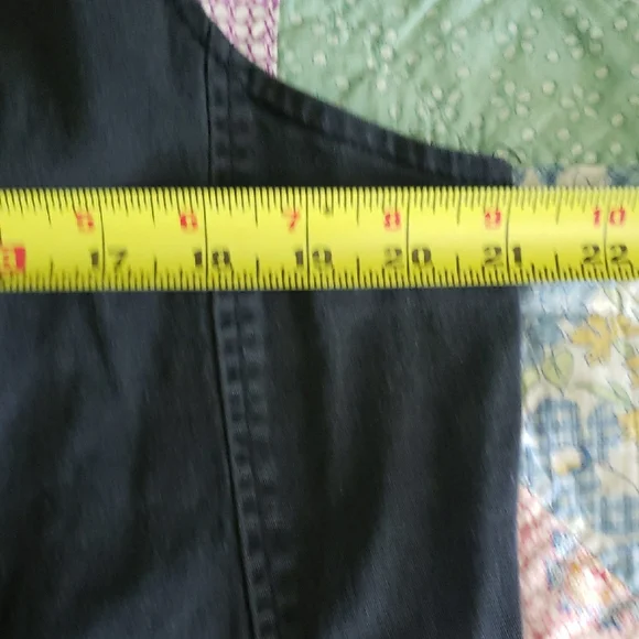 TRIPP NYC Vintage Black Buttoned Vest with Lace Detail Goth XL 16 18 - Picture 5 of 6